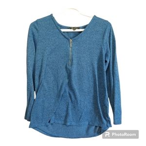 Blue Long Sleeve Women's Top
